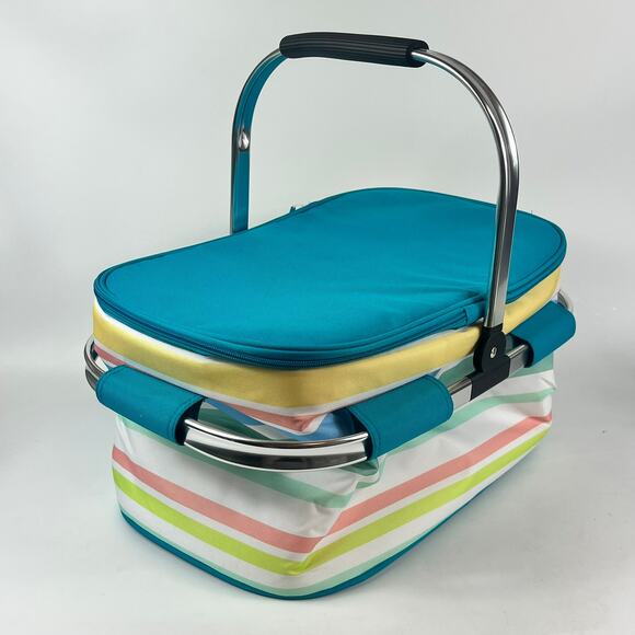 Sun Squad Soft Insulated Cooler 36 Cans Target Exclusive Retired Picnic Basket - Picture 2 of 9